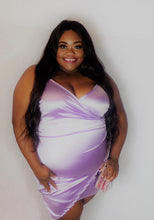 Load image into Gallery viewer, LILAC DREAMS SILK DRESS
