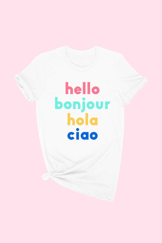 HELLO VERSATILE T SHIRT