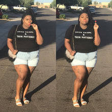 Load image into Gallery viewer, NO PATIENCE T SHIRT
