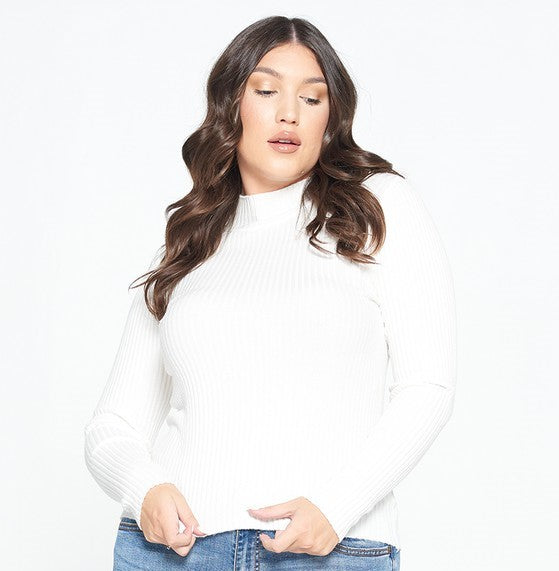RIDGED TURTLENECK