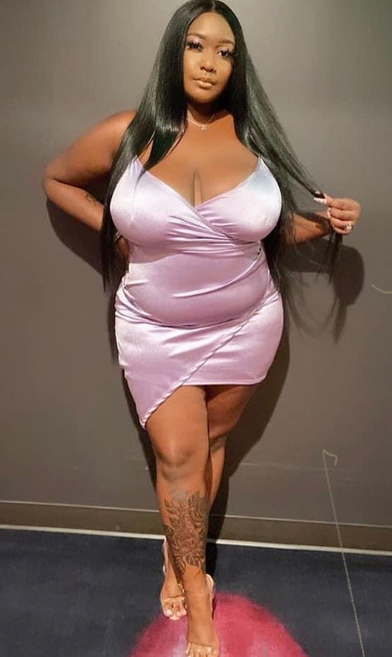 LILAC DREAMS SILK DRESS